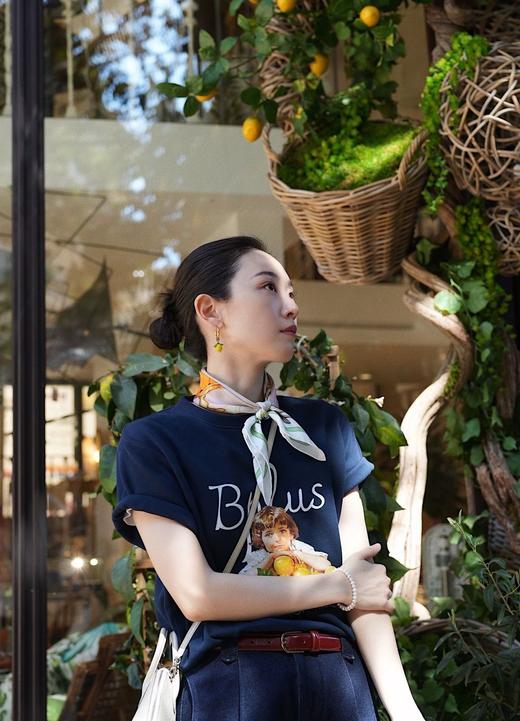 充满柠檬香气的南法假日元气满满柠檬T恤 商品图2