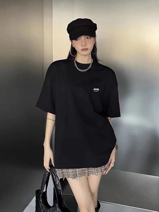 男女同款【JEEP SPIRIT 男女同款锦纶面料凉感T恤2789款 2件装】高垂冰感免烫  柔软舒适透气亲肤百搭圆领T恤 商品图7