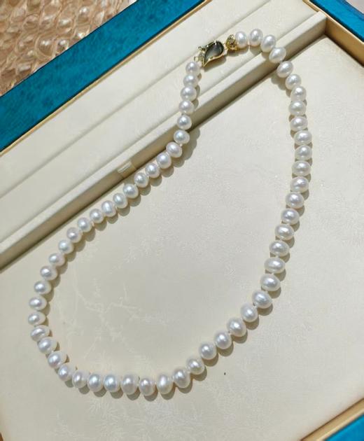 爱迪生正圆微瑕 10-11mm珍珠妈妈链 大方端庄 高性价比 [发：60] 商品图1