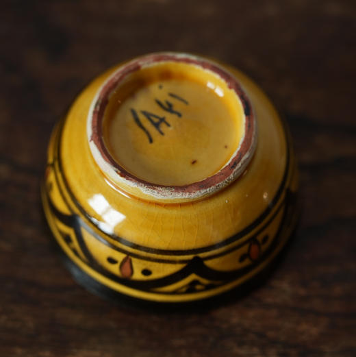 意大利黄色手绘碗 商品图3