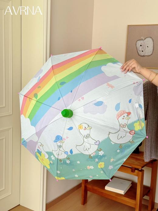 🌧️梅雨季救星！一年四季都好用☂️【AVRNA防水套儿童口哨雨伞】💥自带好玩口哨+冰淇淋手柄，边撑伞边吹着玩 出门超有仪式感！ 自带防水套收伞不滴水  商品图5