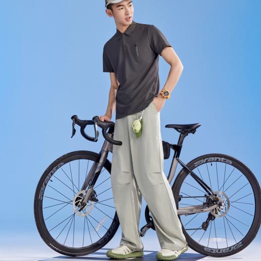 【厚盛--森系华夫格冰格POLO衫】轻奢级微垂感锦纶冰丝面料、华夫格透气孔结构设计、薄荷冰凉感性能、3D立体剪裁正肩版型、凉感防晒修饰身形、男女同款时尚休闲又百搭 商品图6