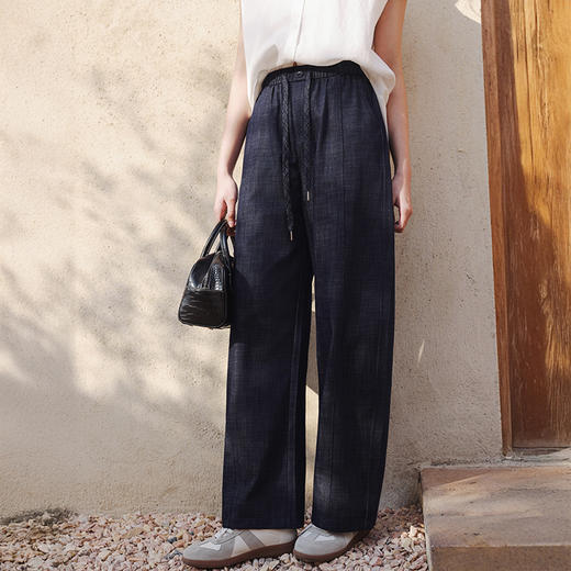 SAKURA樱花 棉麻牛仔裤 软糯亲肤 活动自在无束缚 26101 商品图0