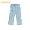 【商场同款】巴拉巴拉童装儿童长裤女童2026新款夏季微喇九分长裤 商品缩略图0