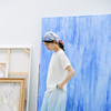 绽放LSX031朵/「余味-1」方巾*zijun联名系列天丝锦印花方形丝巾 商品缩略图1