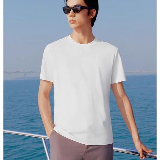棉花星期五丝光棉男士T恤T3（XL-4XL）黑/白（尺码颜色请备注） 商品图0
