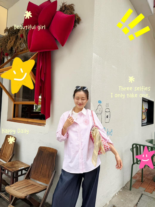 2604113    雏菊🌼 牛津纺 宽松衬衫 商品图2