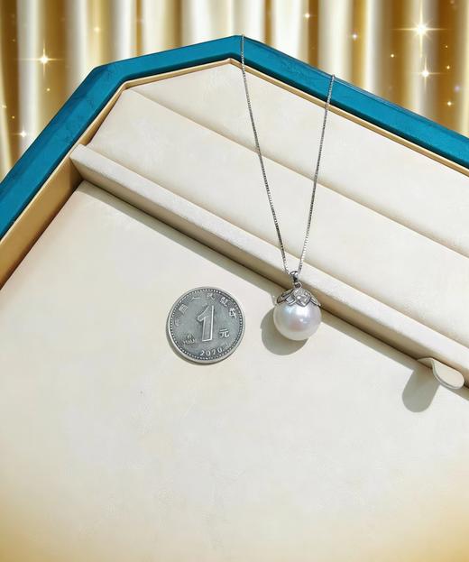 花苞款吊坠 13-14mm正圆珍珠 纯银 含苞待放 温柔雅致 [发：61] 商品图0