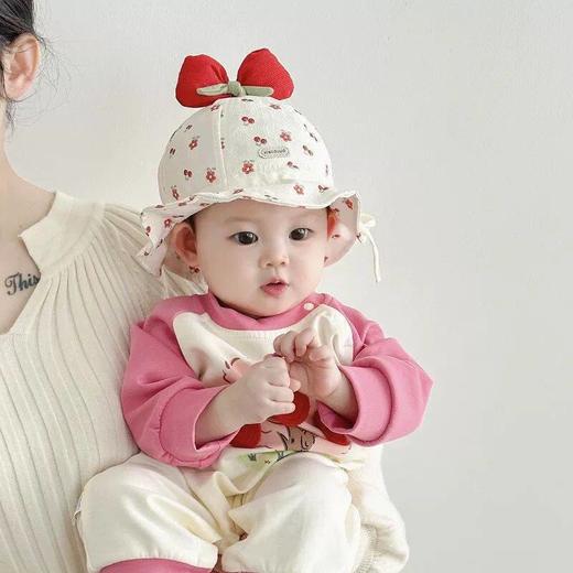 【儿童爆款】防晒帽夏季男童遮阳帽太阳帽防紫外线宝宝空顶帽子 商品图3