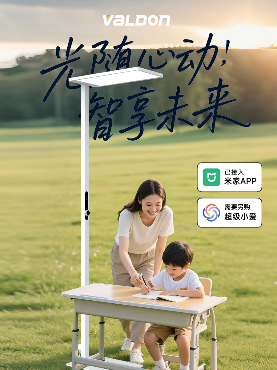 华尔登全光谱阳光落地灯护眼大路灯（上新智能款）