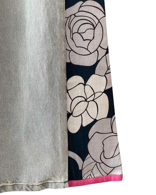 女款山茶花阔腿裤牛仔裤长裤la025 商品图2