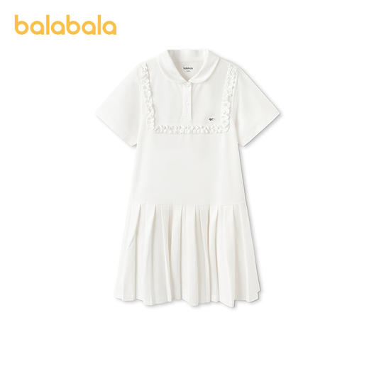【商场同款】巴拉巴拉童装女童裙子儿童连衣裙2026新款夏装娃娃领 商品图4