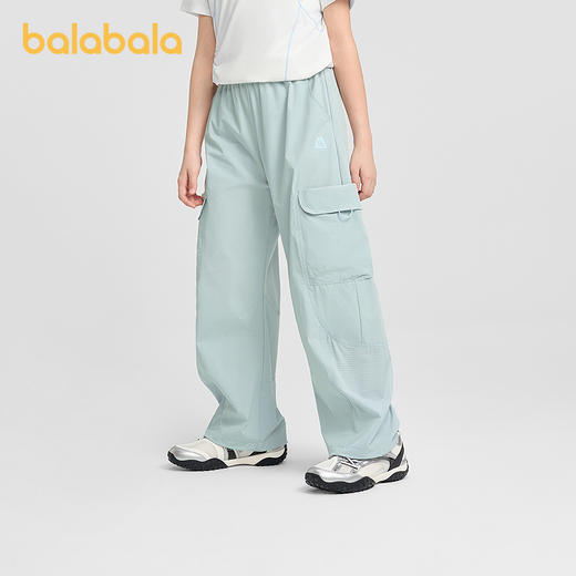 【商场同款】巴拉巴拉童装女童裤子儿童休闲裤2026夏装新款轻凉裤 商品图0