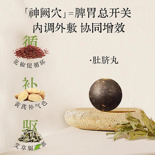 【燃燃炫腹草本贴】艾草贴草本肚脐贴肚脐丸轻盈懒人穴位艾绒贴大肚贴 商品图2
