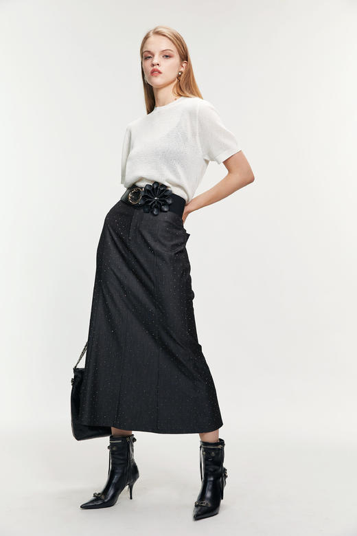 SAFICOO 微宽松显高显瘦气质半身裙 商品图1