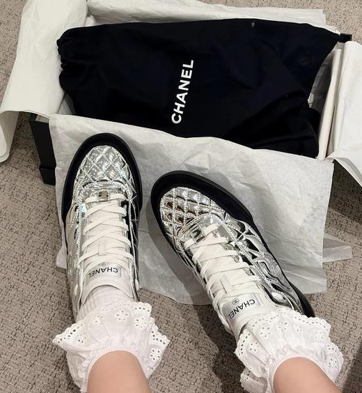 团购可进出专柜香奈儿羊皮鞋 商品图8