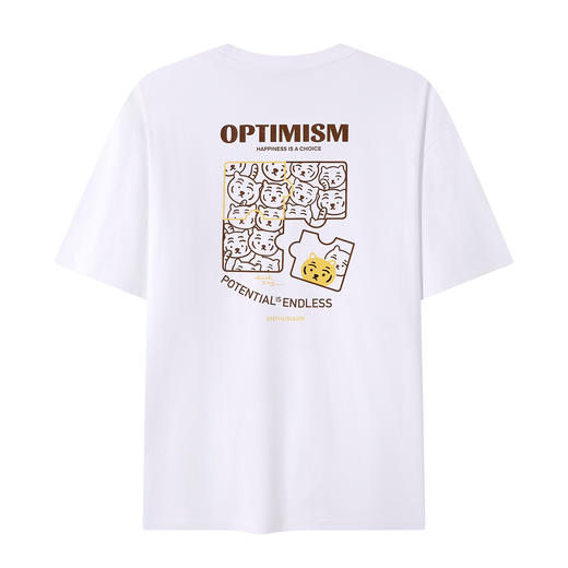 gxgjeans男装【100%棉】男士T恤26夏款重磅舒适透气落肩印花短袖男K&C 商品图7