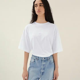 KAPTAIN SUNSHINE Suvin Cotton Suede 男女款超长棉宽松短袖T恤