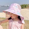 儿童帽子夏宝宝渔夫帽薄款男女儿童遮阳帽大帽檐沙滩帽透气可折叠 商品缩略图4