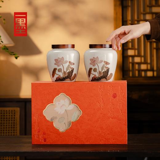 荷花-双陶陶瓷茶叶包装盒PA 商品图5