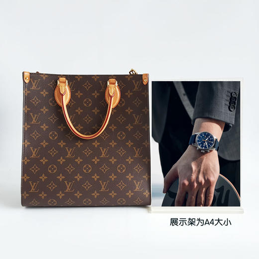 【95新】LV路易威登M46236中号老花Sac plat琴谱包手提单肩包女士300326AK21 商品图8