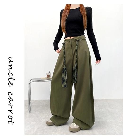 花绳直筒裤-26ZB03083 商品图5