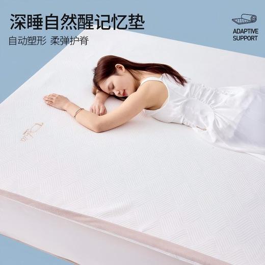 多喜爱 α深睡自然醒记忆垫【慢回弹记忆绵】【三段分区】【双层垫芯】【针织面料】自动塑性 柔弹护脊 两款厚度 商品图0