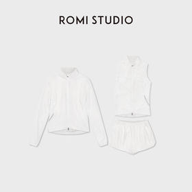 ROMI STUDIO“专业运动”弹力凉感修身双拉链调节外套RWDSW91926