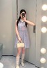 女款格纹无袖连衣裙la017 商品缩略图3