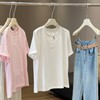 【短袖t恤女夏季】重工烫钻新款 设计感洋气圆领宽松气质休闲上衣  商品缩略图0