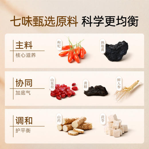 【宁之春 六味地黄人参原浆饮 】免费试喝6袋！饮料版“六味地黄”！传承古方多重滋养 30ml*90袋/箱 商品图2