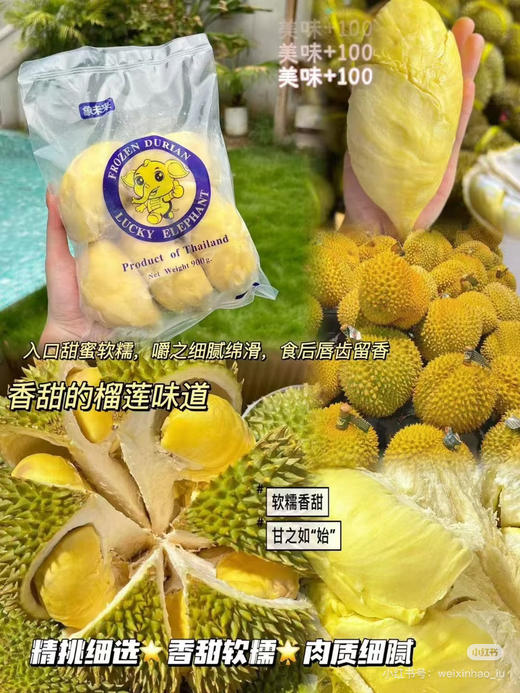 到货象未来800克榴莲肉 商品图4