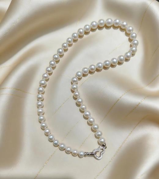 海水AK级 8mm正圆珍珠项链 经典通勤 百搭不挑人 [发：4] 商品图1