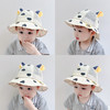 2024春秋款超萌宝宝盆帽女童遮阳防晒帽透气太阳帽男童薄款渔夫帽 商品缩略图0