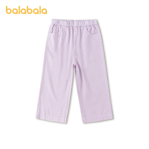 【商场同款】巴拉巴拉童装儿童长裤女童2026新款夏季直筒牛仔裤子 商品图2