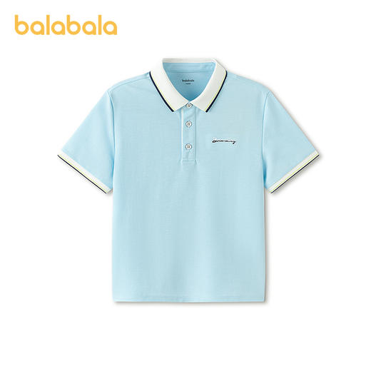 【商场同款】巴拉巴拉童装男童短袖t恤儿童2026夏新款POLO衫舒适 商品图4