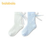 【商场同款】巴拉巴拉儿童袜子夏季新款网眼透气女童甜美袜两双装 商品缩略图4