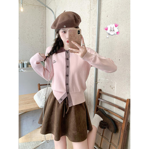 <曾小咸推荐>4.3现货秒杀 ！微信超特价！韩系复古麂皮绒半身裙 日常129.99 立减70 秒杀59.99！！ 商品图4