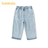 【商场同款】巴拉巴拉童装儿童长裤男童2026新款夏季直筒牛仔裤子 商品缩略图4