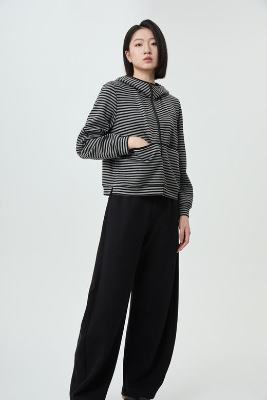 水淼2026春新款条纹针织外套2157 商品图0
