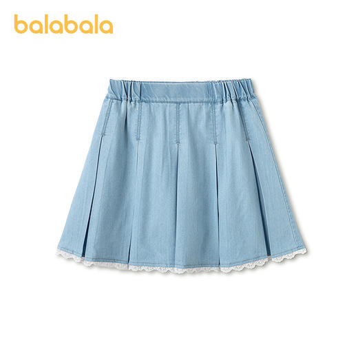 【商场同款】巴拉巴拉童装儿童短裙女童2026夏装新款牛仔裙裤凉感 商品图4