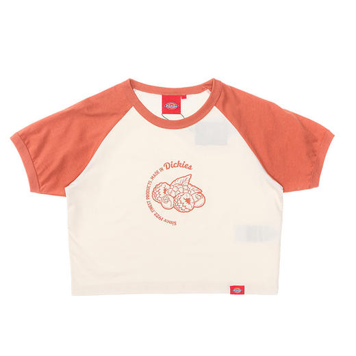 Dickies短袖T恤 女式短款印花插肩袖舒适圆领短袖T恤 DK0A87CX 商品图4