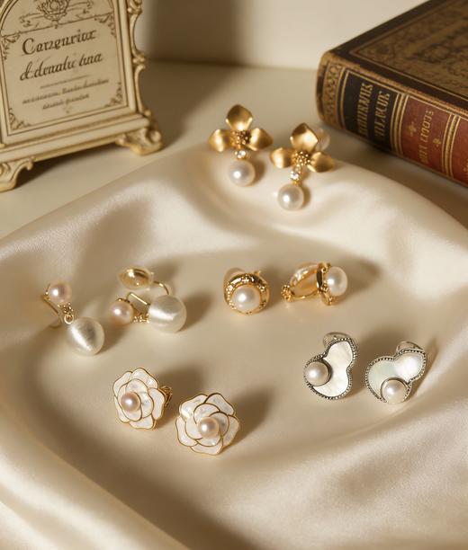 【春夏百搭款】MANREYA玛芮雅淡水珍珠项链耳环首饰、都是真淡水珍珠，明星都喜欢的款式 商品图11