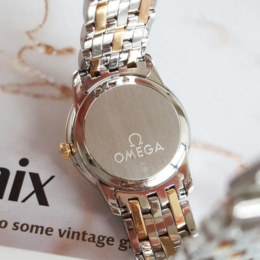 【95新】OMEGA 欧米茄424.20.27.60.58.001石英机芯27MM（女款）碟飞系列精钢/18K黄金300326AK26 商品图7