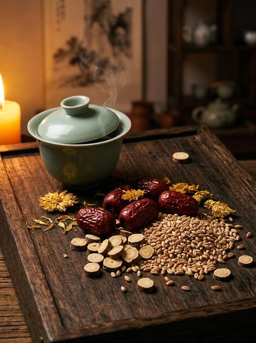 【甘麦大枣茶】| 元和优选 甘草红枣浮小麦经典汤方 10袋/600克 商品图0