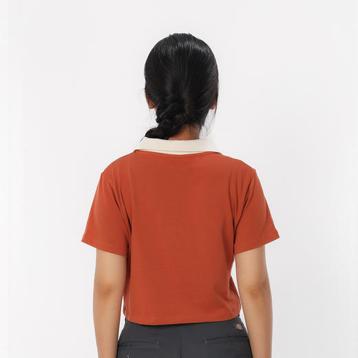 Dickies Polo恤 女式短款 前胸印花舒适翻领短袖Polo恤 DK0A87CZ 商品图2