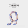 【新品】Christys'百年皇室品牌 100%桑蚕丝巾波点条纹小方巾 商品缩略图5