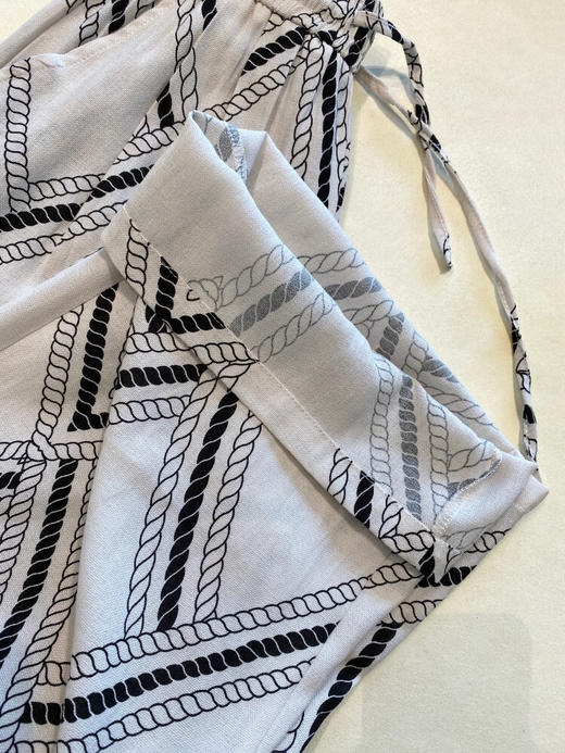 YAW6261设计感亚麻长裤 商品图12