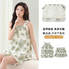 带胸垫背心短裤睡衣女款夏季云朵棉甜美可爱少女风无袖家居服套装 商品缩略图3