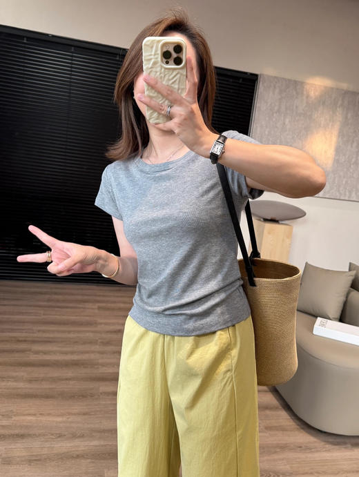 撑场面的短袖AMTN神仙天丝小T恤 商品图12